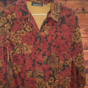 Briggs New York Blazer Button front M